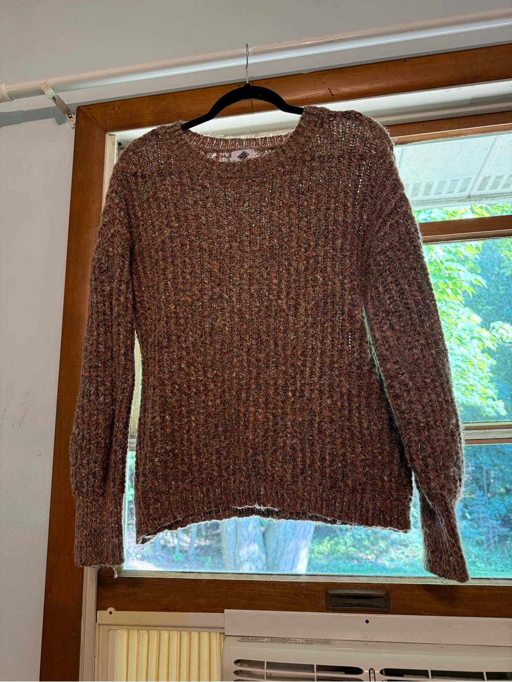 Women's Multi Color Ribbed Crewneck Sweater - Classic Everyday Knit